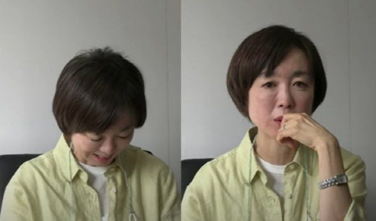 최재형 전 감사원장 부인 이소연씨. 유튜브 방송 최재형tv 방송화면